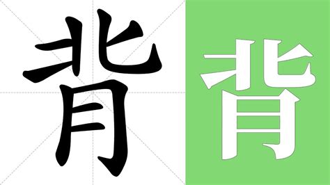 背 意思|背的意思